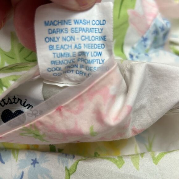 Hartstrings white floral cotton party dress EUC size 2T bow spring Easter - Picture 12 of 13